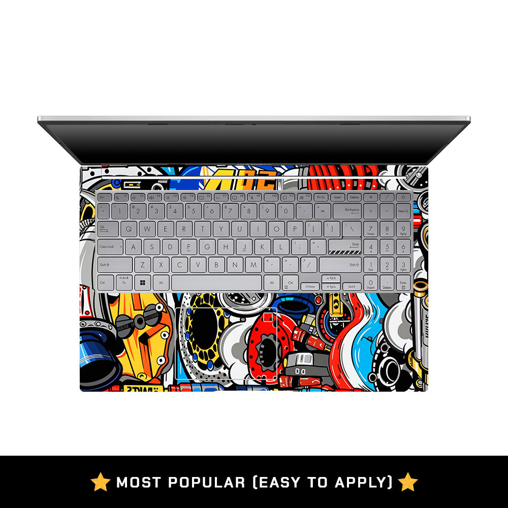 Mechanical Chaos Asus VivoBook 15 X1504VA Laptop Skin
