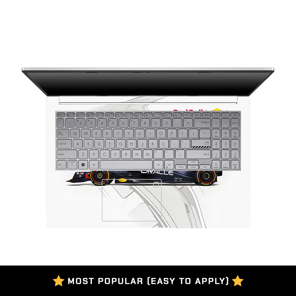 Red Bull Racing in Action Asus VivoBook 15 X1504VA Laptop Skin