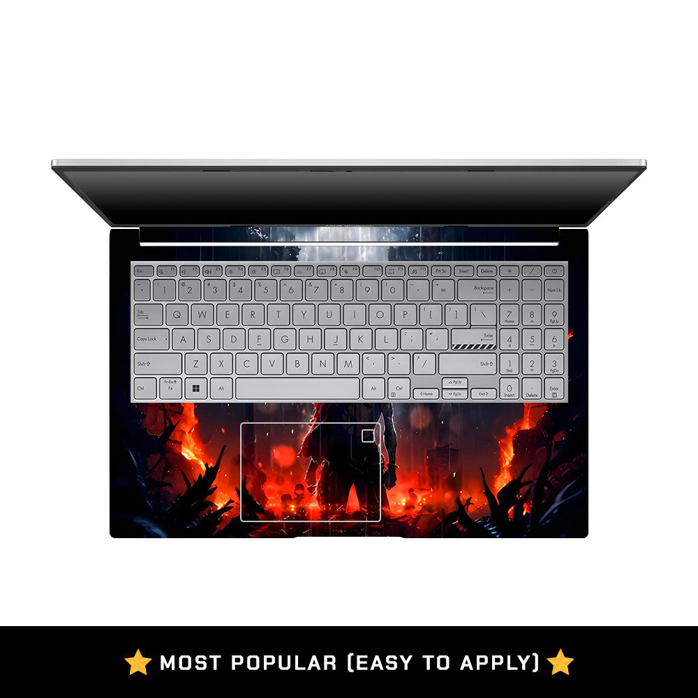 Monkey D. Luffy Blazing Red Asus VivoBook 15 X1504VA Laptop Skin