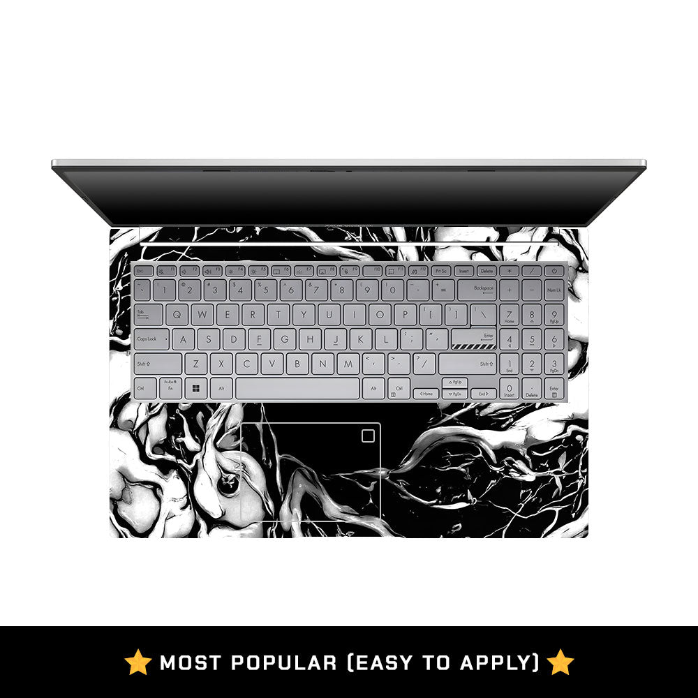 Spiderman Web Black Asus VivoBook 15 X1504VA Laptop Skin