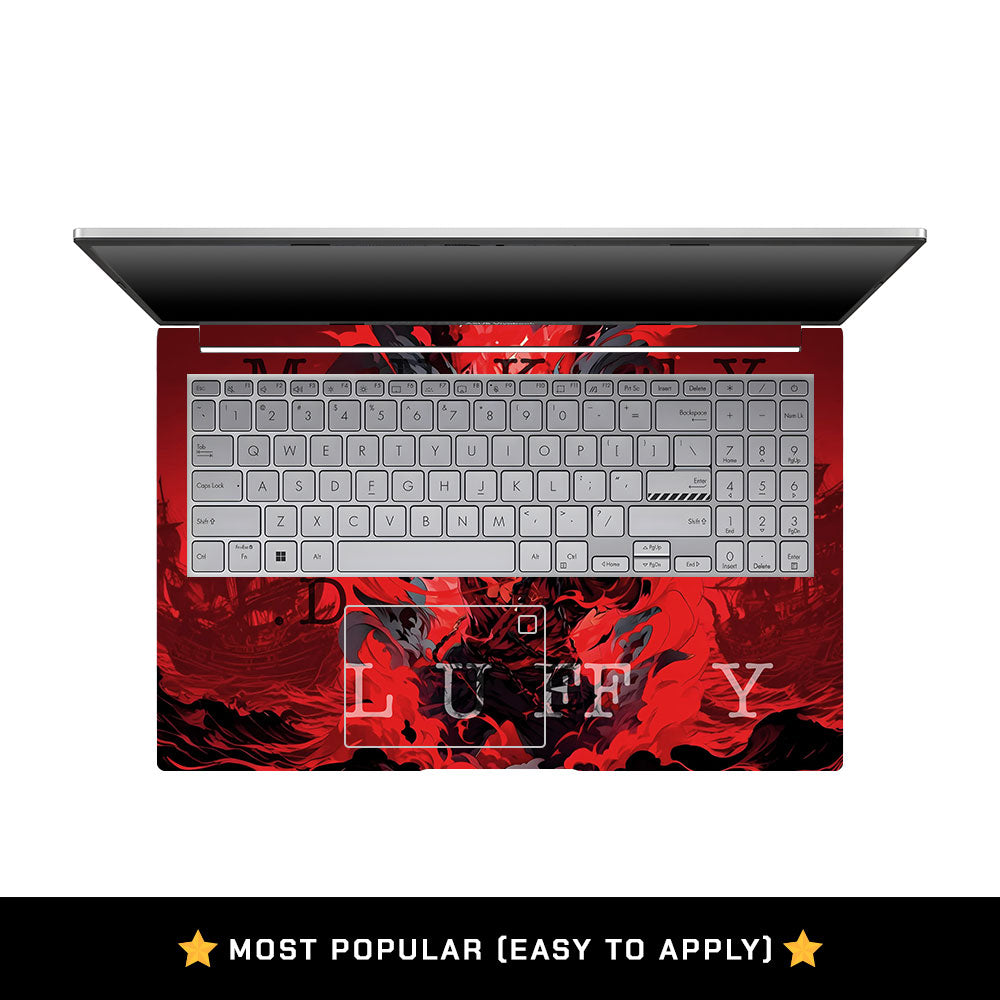 Red King Luffy Asus VivoBook 15 X1504VA Laptop Skin