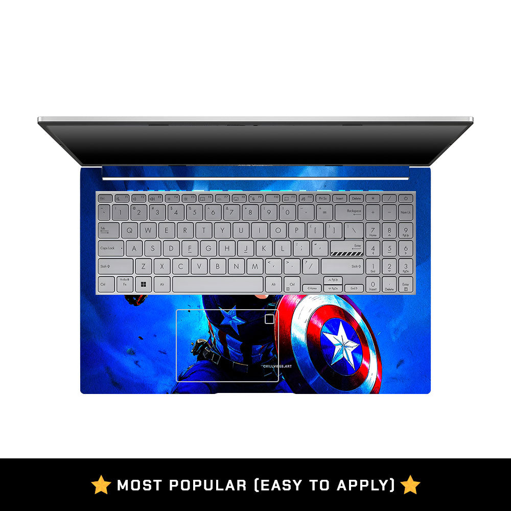 Shield Comic Hero Asus VivoBook 15 X1504VA Laptop Skin