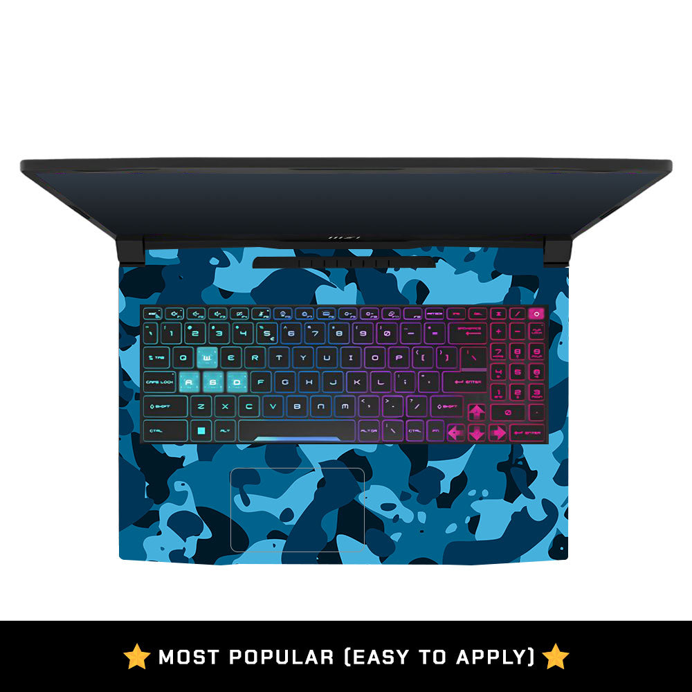 Deep Ocean Camo MSI Katana 15 B13V Laptop Skin