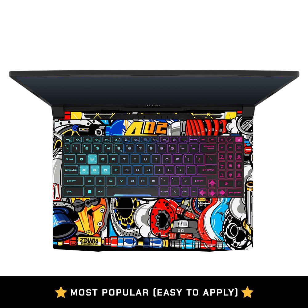 Mechanical Chaos MSI Katana 15 B13V Laptop Skin