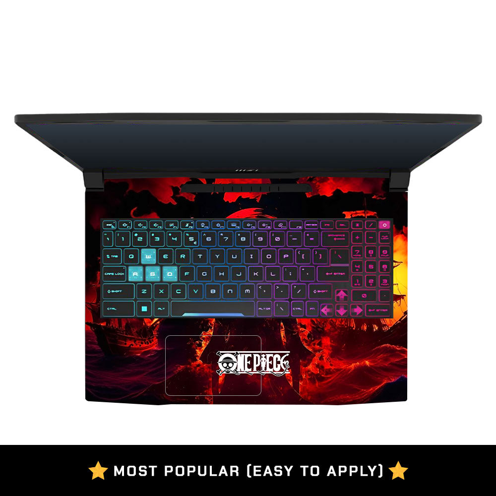 Burning Tide Pirate MSI Katana 15 B13V Laptop Skin