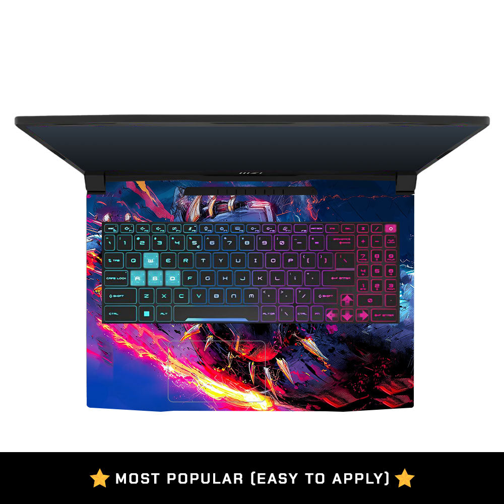 Vibranium Fury Wakandan Charge MSI Katana 15 B13V Laptop Skin