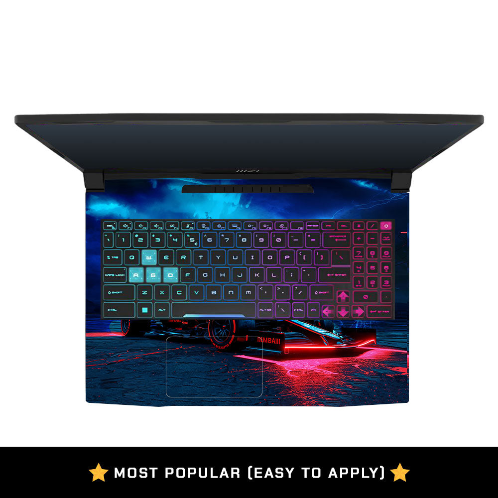 Fututristic Formula 1 MSI Katana 15 B13V Laptop Skin