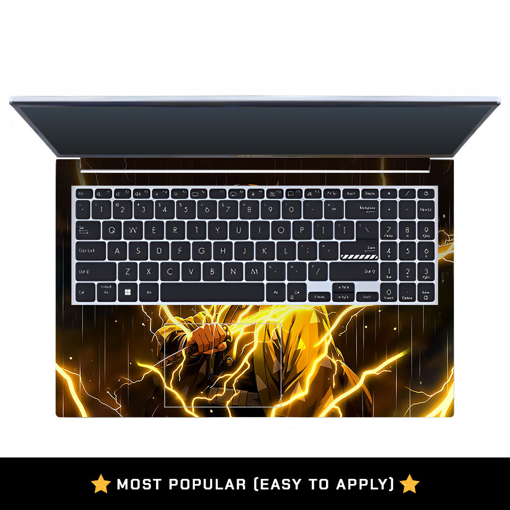 Thunder Anime Swordsman Asus Vivobook 15 X1502ZA Laptop Skin