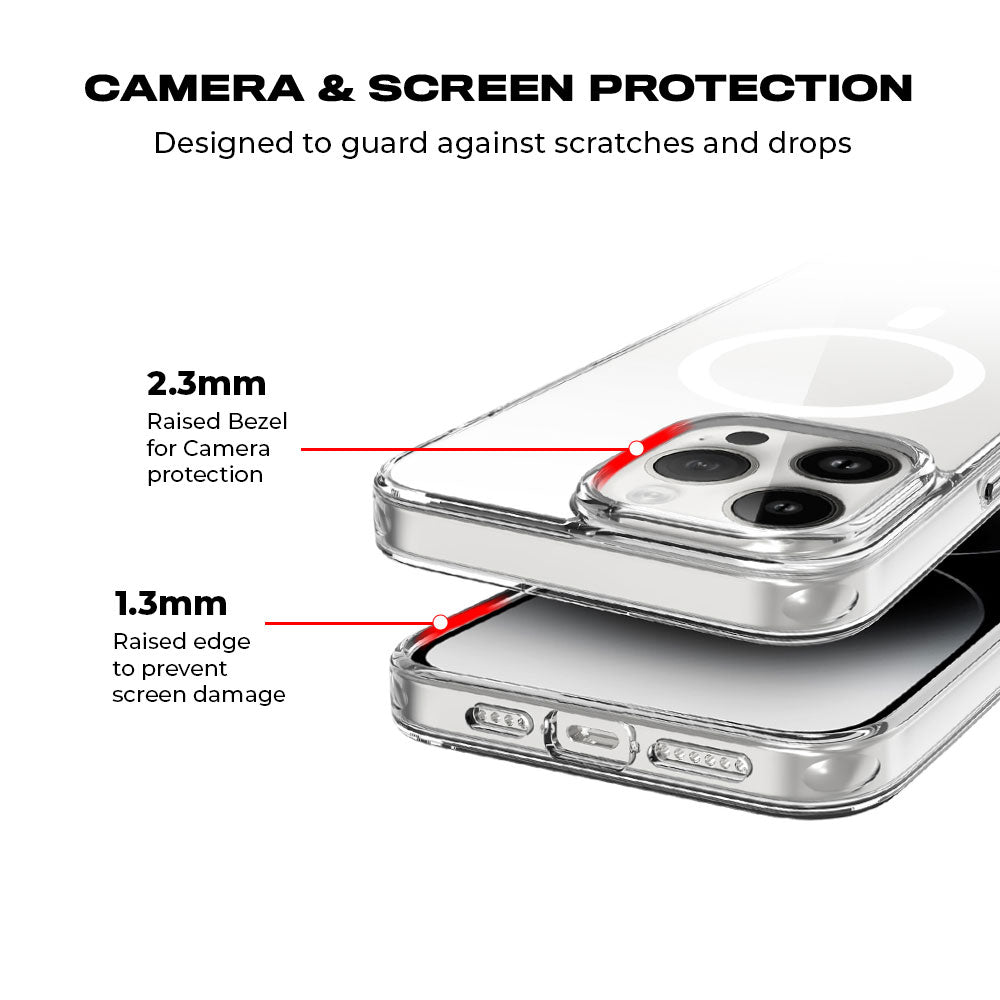 Apple iPhone 15 Pro Max Crystal Armour MagSafe Case