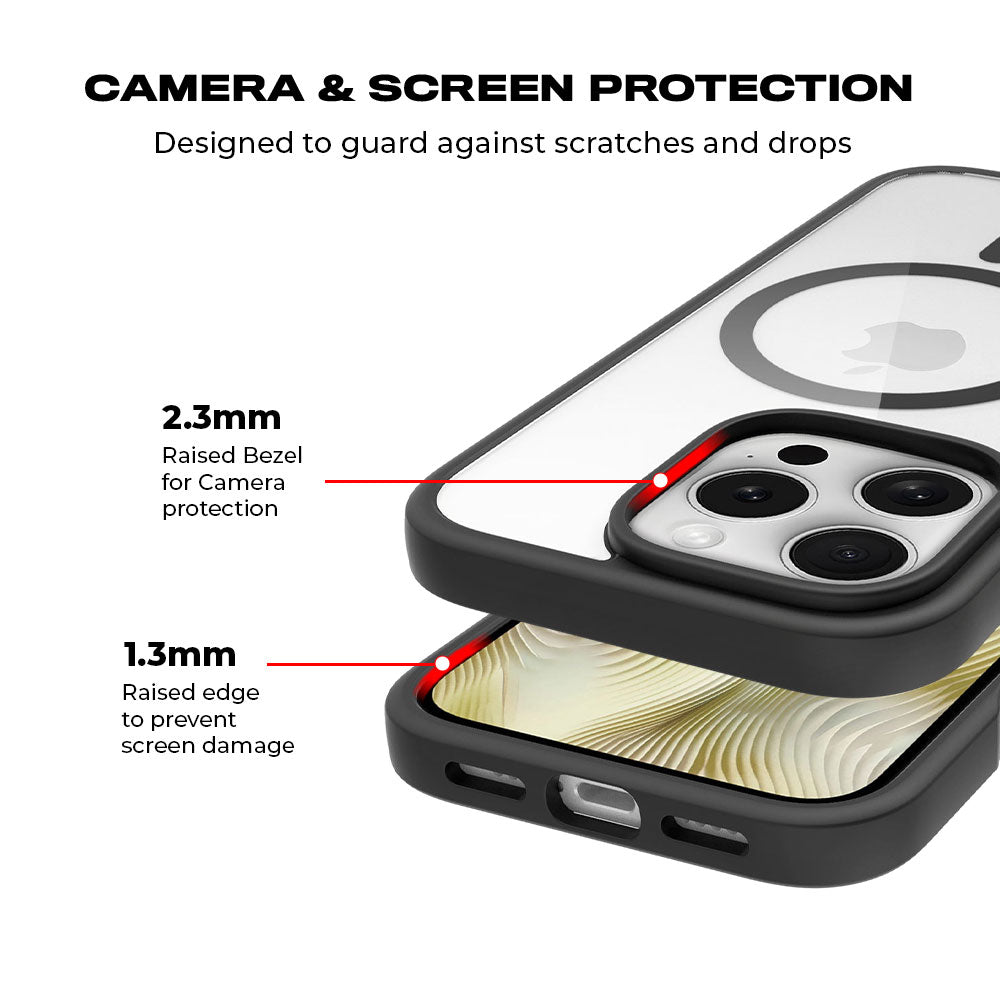 Marble Textured Skin with Shockguard Armour Magsafe Case for Apple iPhone 16E