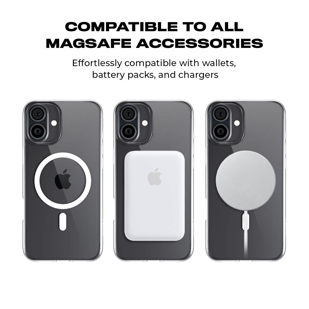 Apple iPhone 16 Plus Crystal Armour MagSafe Case