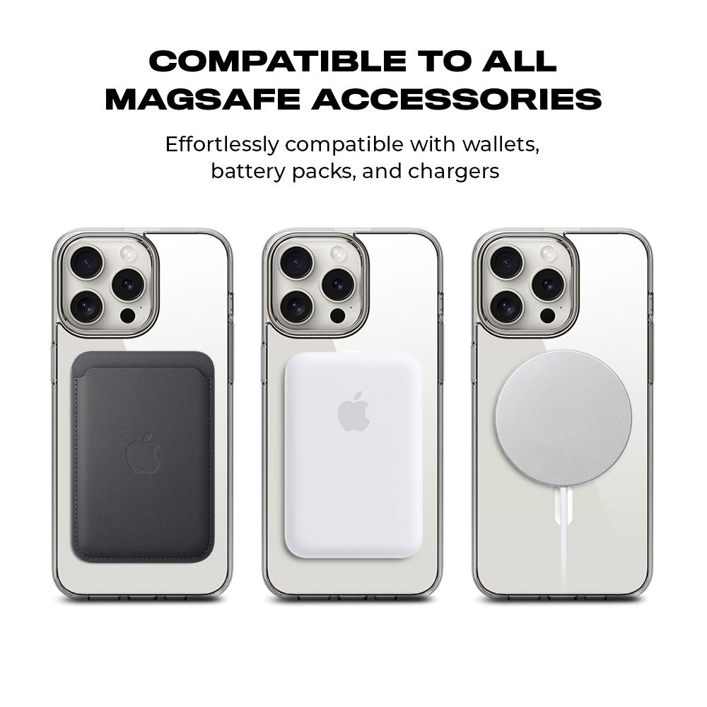 Apple iPhone 15 Pro Max Crystal Armour MagSafe Case