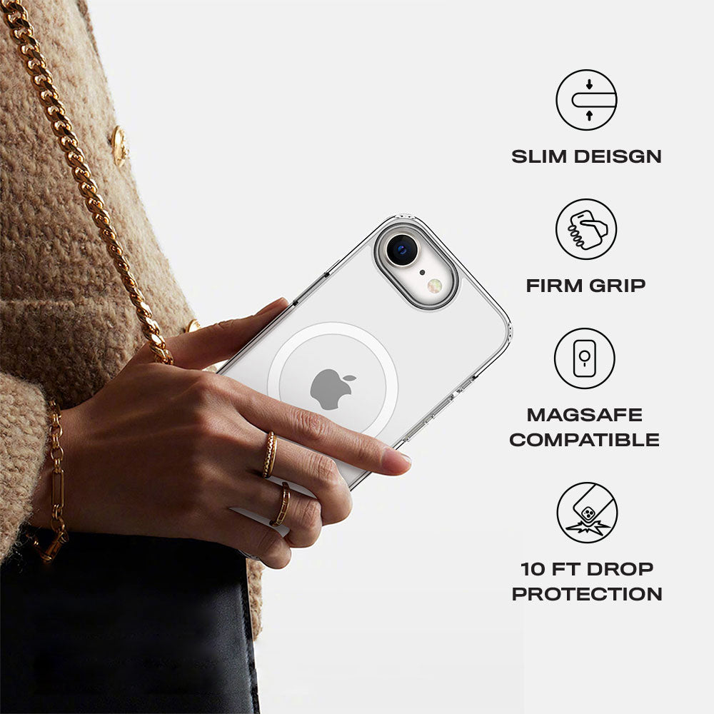 Apple iPhone 16E Crystal Armour MagSafe Case