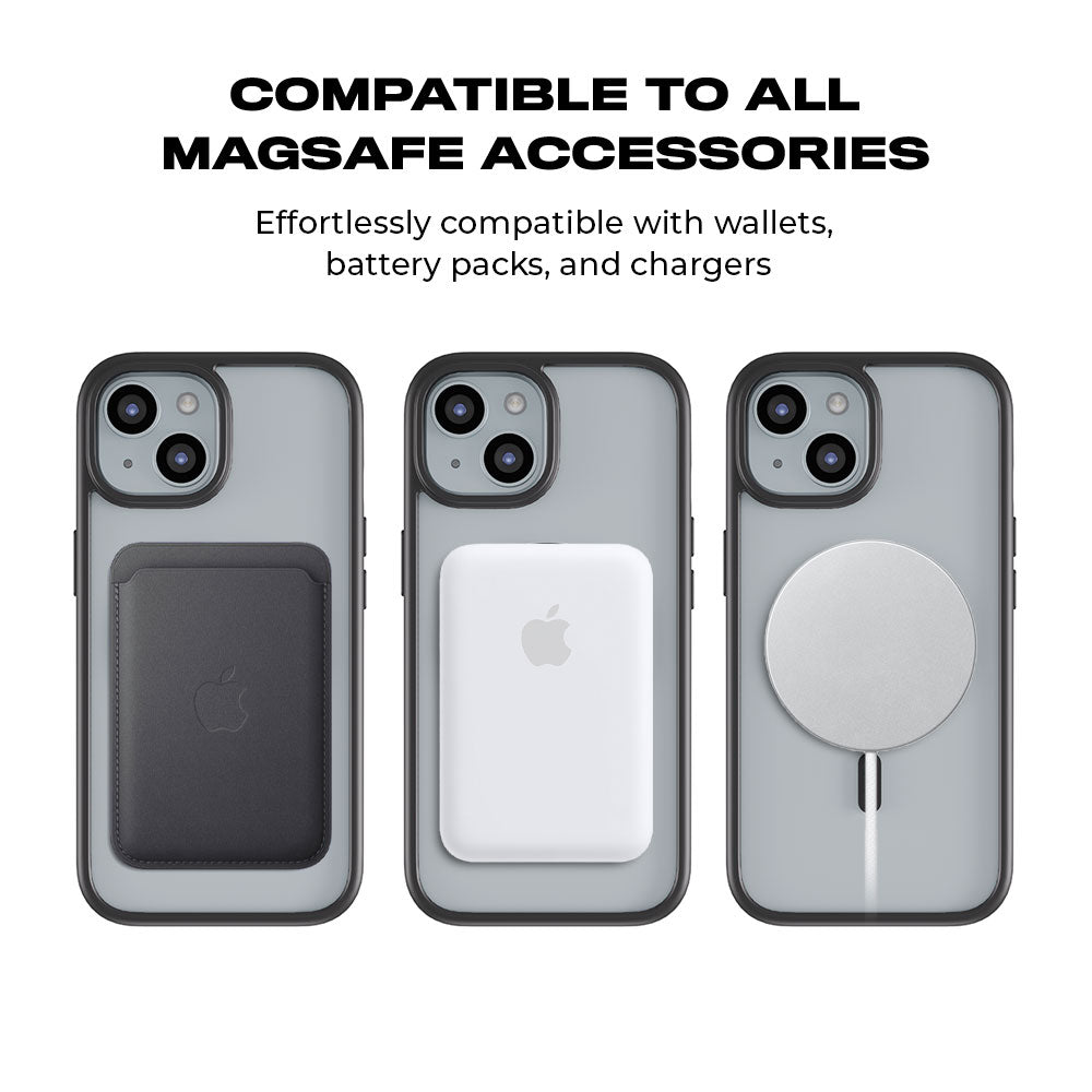 Marble Textured Skin with Shockguard Armour Magsafe Case for Apple iPhone 15 Plus