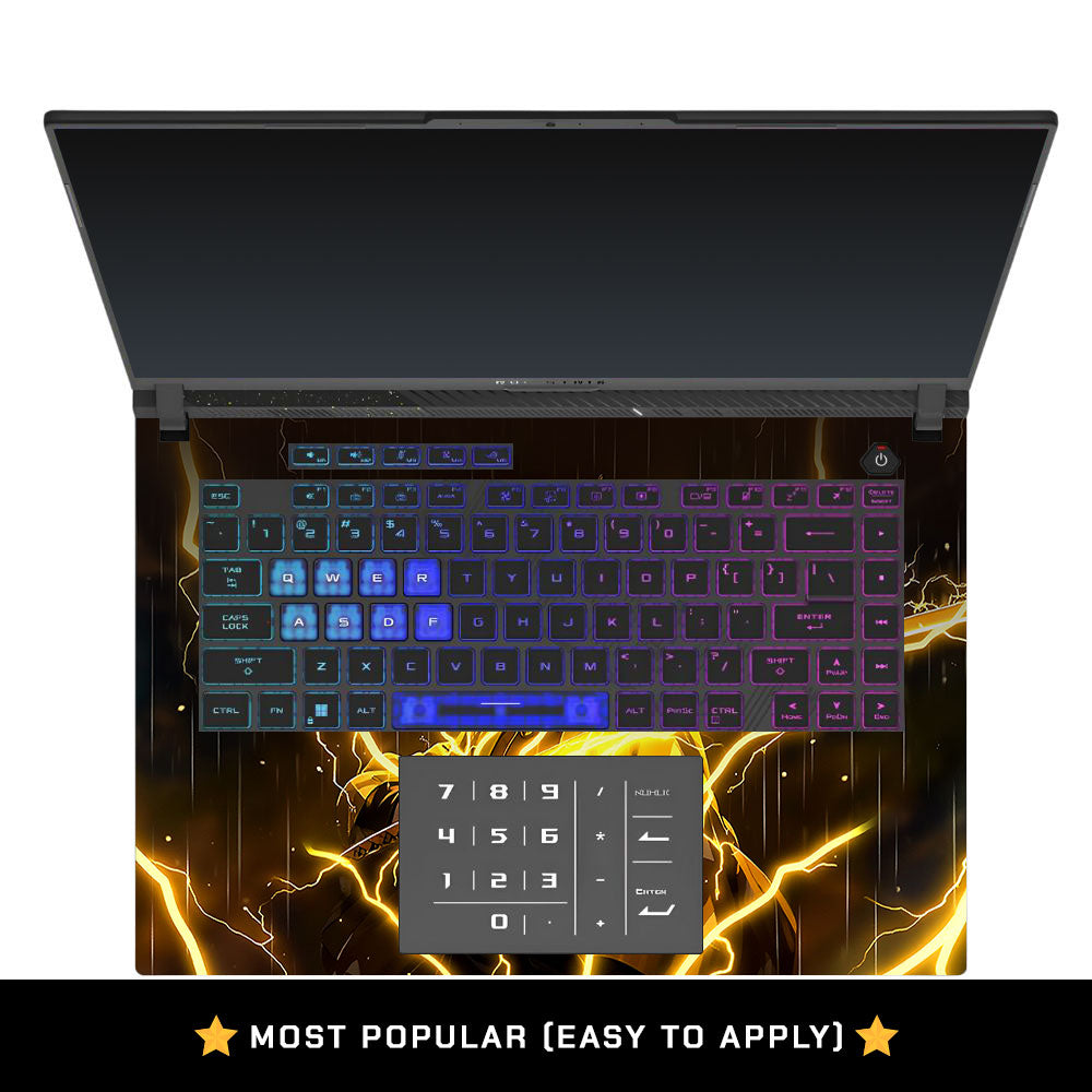 Thunder Anime Swordsman Asus ROG Strix G16 G614 3D Laptop Skin