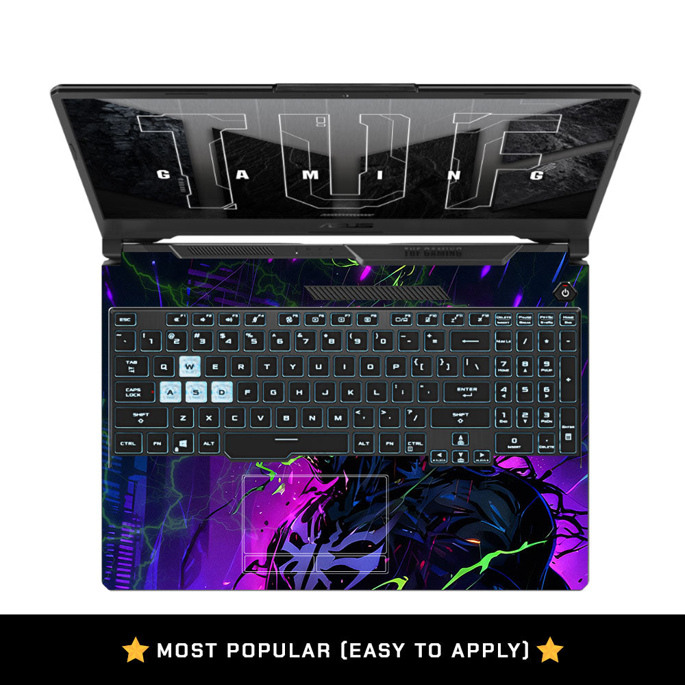 Dark Comic Monster Asus TUF F15 FX506 & A15 FA506 3D Laptop Skin
