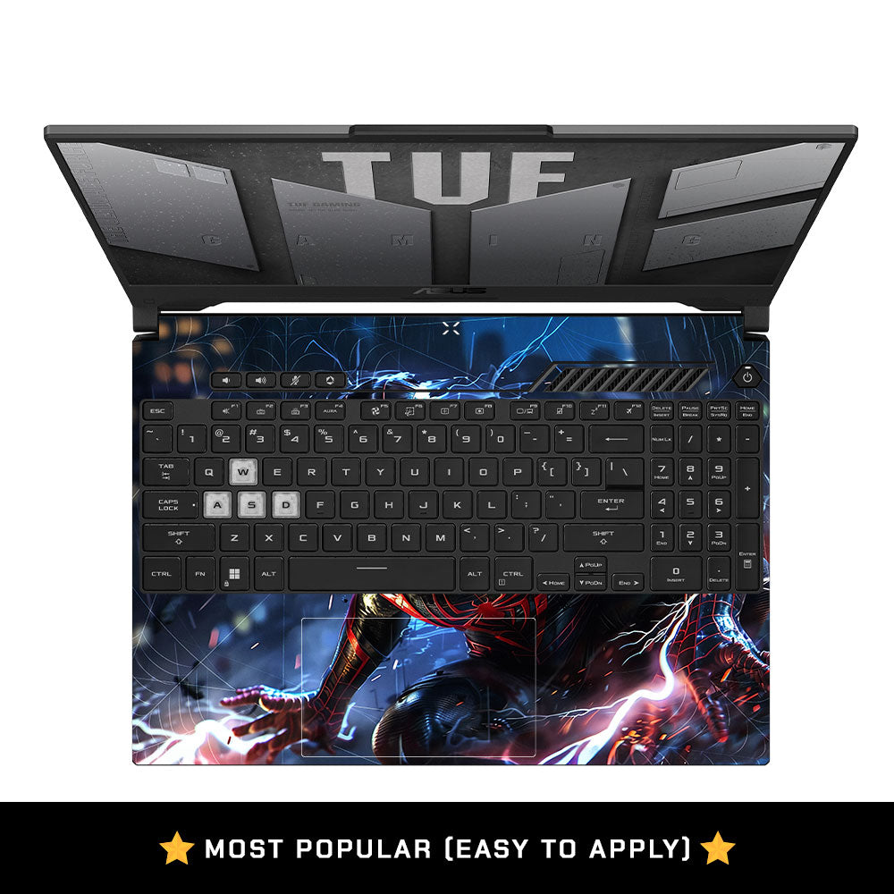 Neon Web Hero Asus TUF F15 FX507 & A15 FA507 3D Laptop Skin
