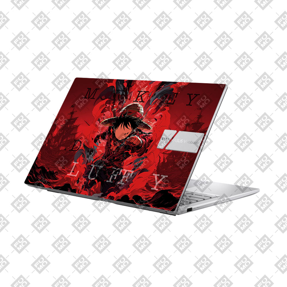 Crimson Anime Pirate Asus Vivobook 15 X1504ZA 3D Laptop Skin