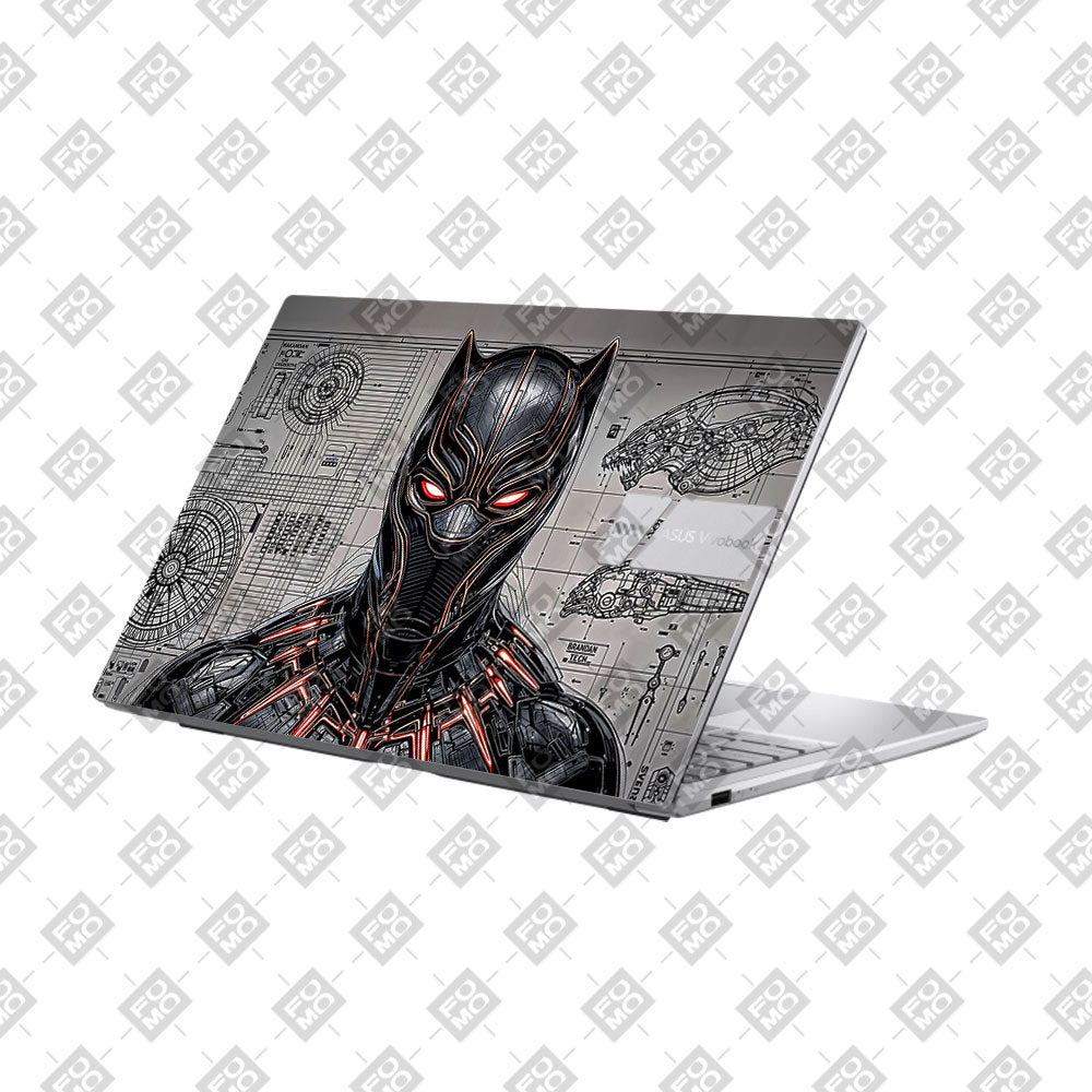 Metal Tech Superhero Asus Vivobook 15 X1504ZA 3D Laptop Skin