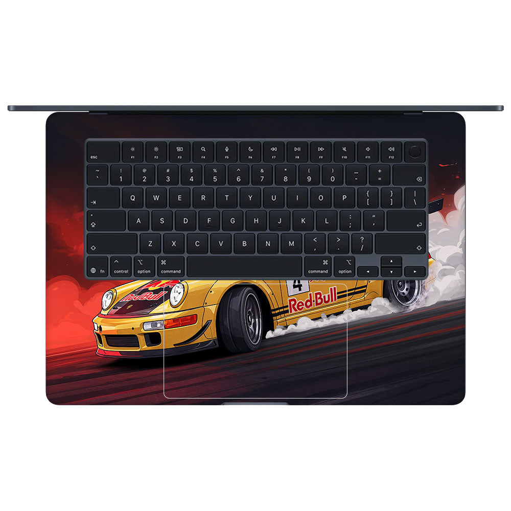 Classic Racing Coupe Macbook Air 15 M5 2026 3D Laptop Skin