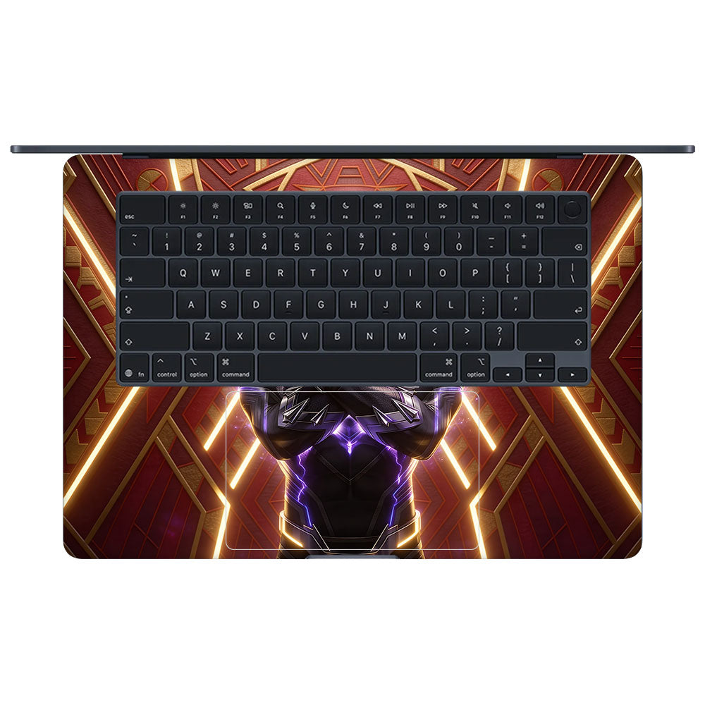 Warrior King Hero Macbook Air 15 M5 2026 3D Laptop Skin