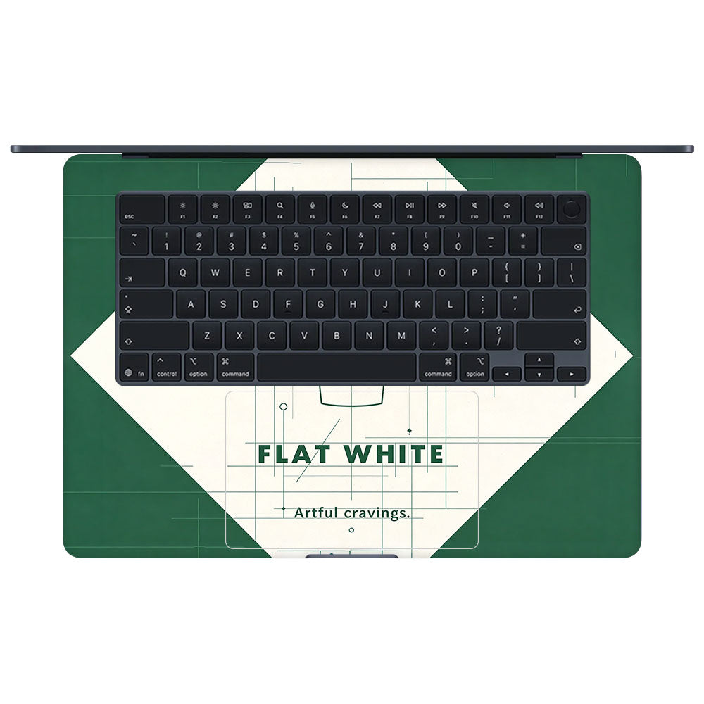 Libra Flat White Macbook Air 15 M5 2026 3D Laptop Skin