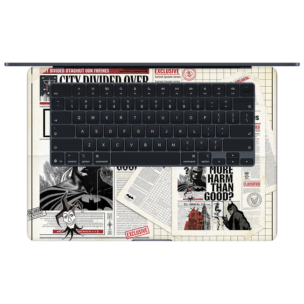 Batman Gotham's Legacy Macbook Air 15 M5 2026 3D Laptop Skin