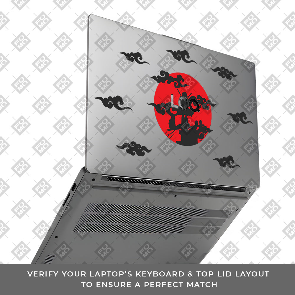 Transparent Moonlit Ninja Lenovo LOQ Essential 15IAX9E Laptop Skin