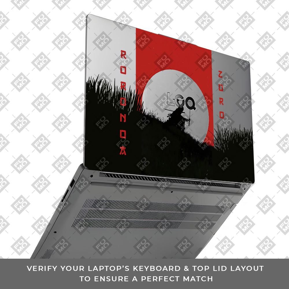 Transparent Swordsman’s Resolve Lenovo LOQ Essential 15IAX9E Laptop Skin