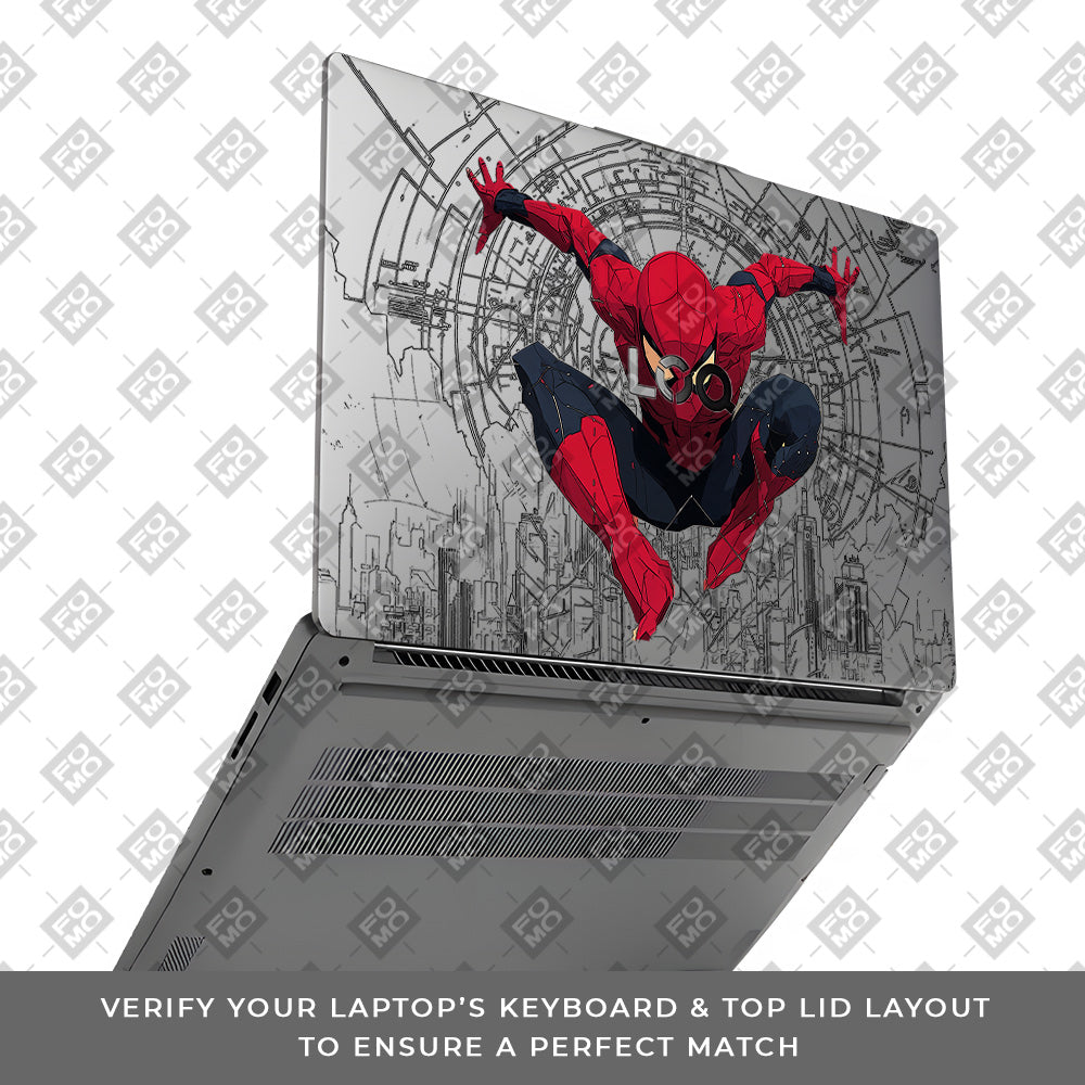 Transparent Web of Destiny Lenovo LOQ Essential 15IAX9E Laptop Skin