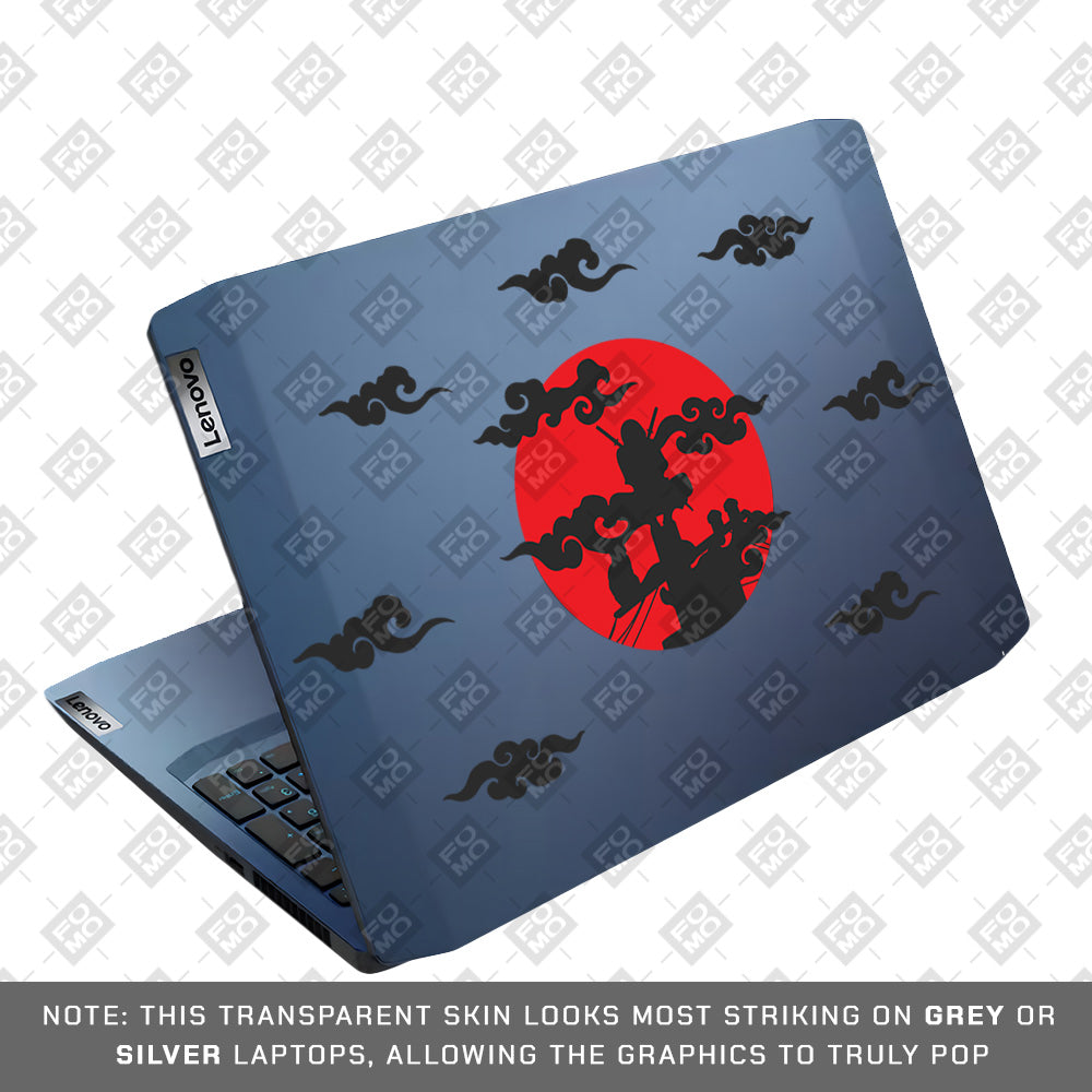 Transparent Moonlit Ninja Lenovo Ideapad Gaming 3 15ARH05 and 15IMH05 Laptop Skin
