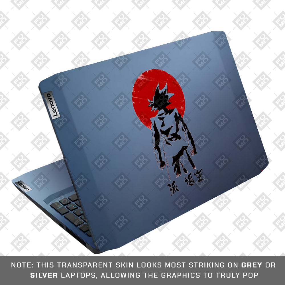 Transparent Sunset Samurai Lenovo Ideapad Gaming 3 15ARH05 and 15IMH05 Laptop Skin