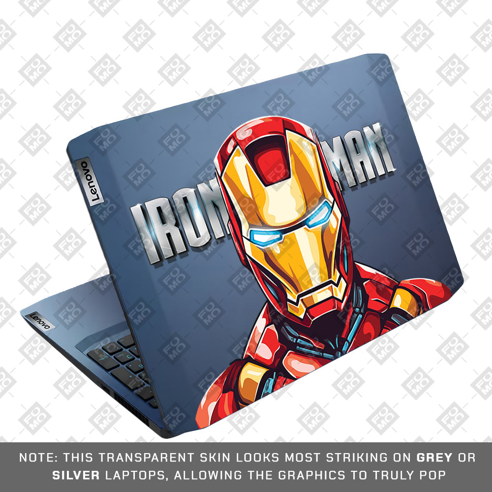 Transparent Arc Reactor Lenovo Ideapad Gaming 3 15ARH05 and 15IMH05 Laptop Skin