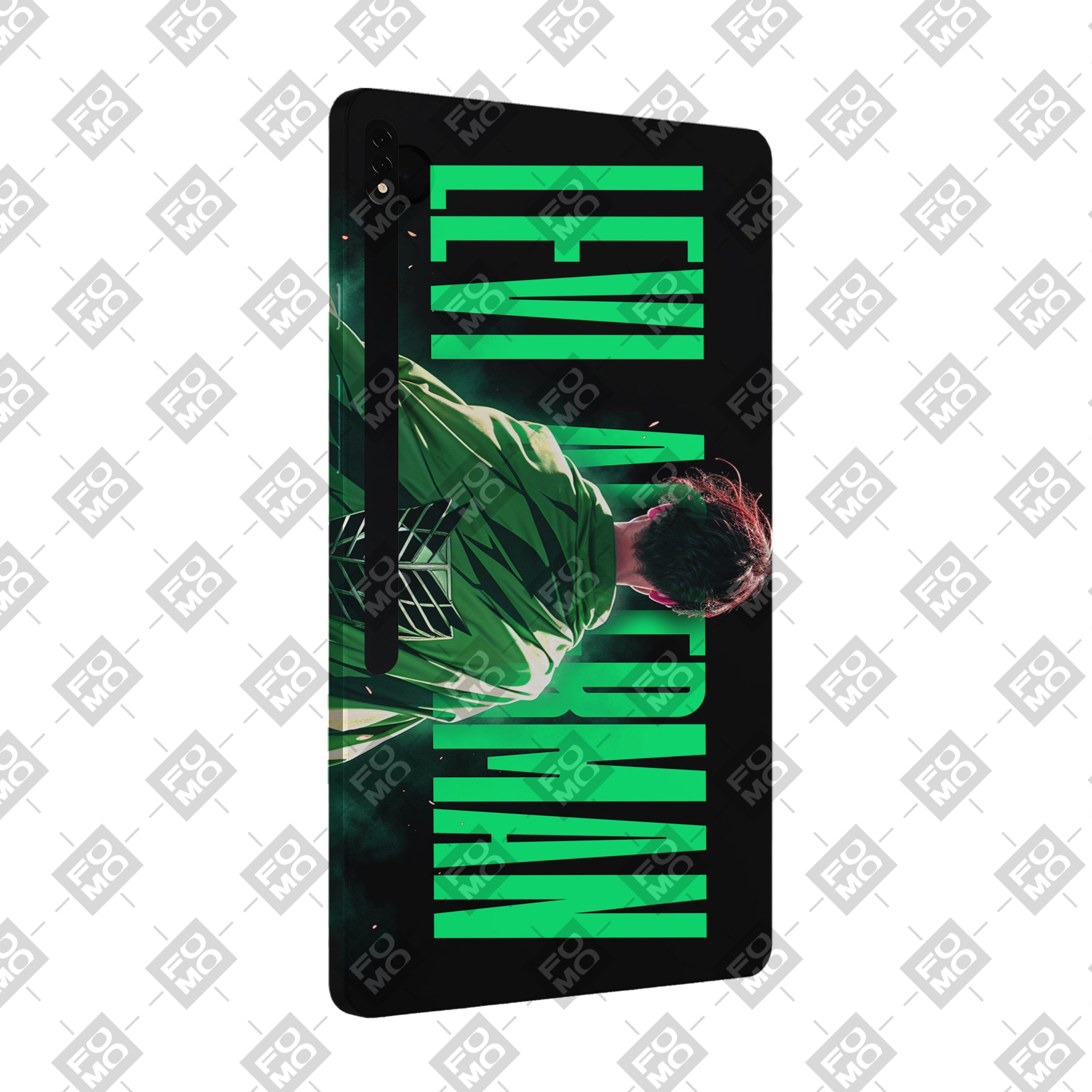 Samsung Galaxy Tab S8 Ultra 5G Levi Wings of Freedom Anime Tablet Skins