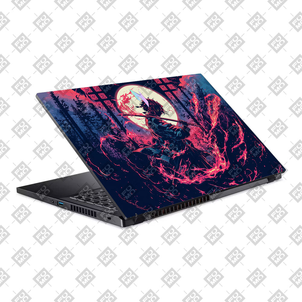 Tanjiro's Flame of Ember Acer Nitro V ANV15 51 55CA Laptop Skin