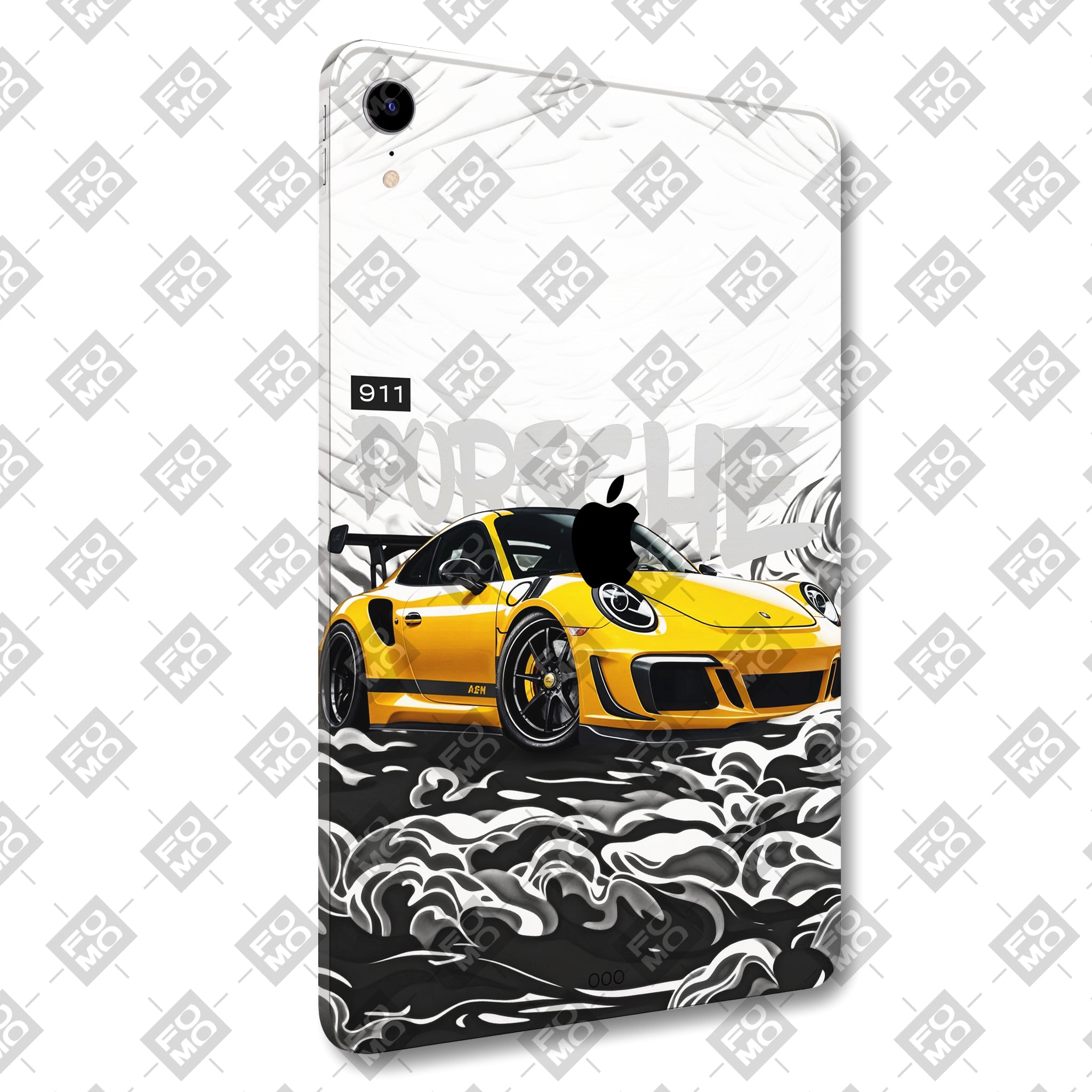 Apple iPad Mini 6th Gen 2021 Porsche 911 Yellow Blaze Cars & Bikes Tablet Skins