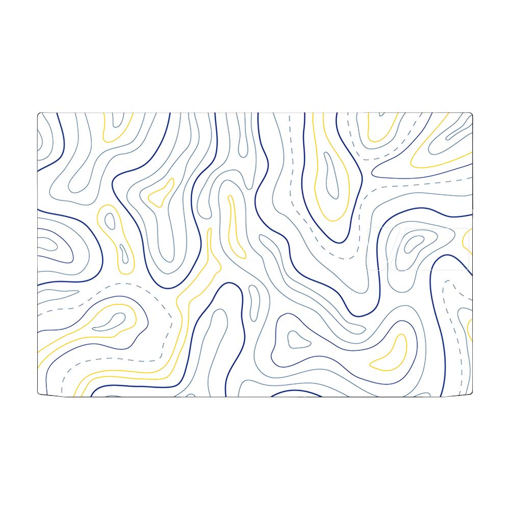 Minimalist Colorful Contours Asus Vivobook Pro 15 M6500QC & M6500 QH Laptop Skin