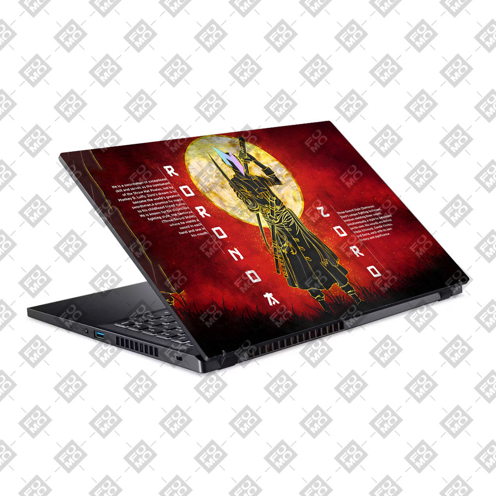 Zoro Under Golden Moon Acer Nitro V ANV15 51 55CA Laptop Skin