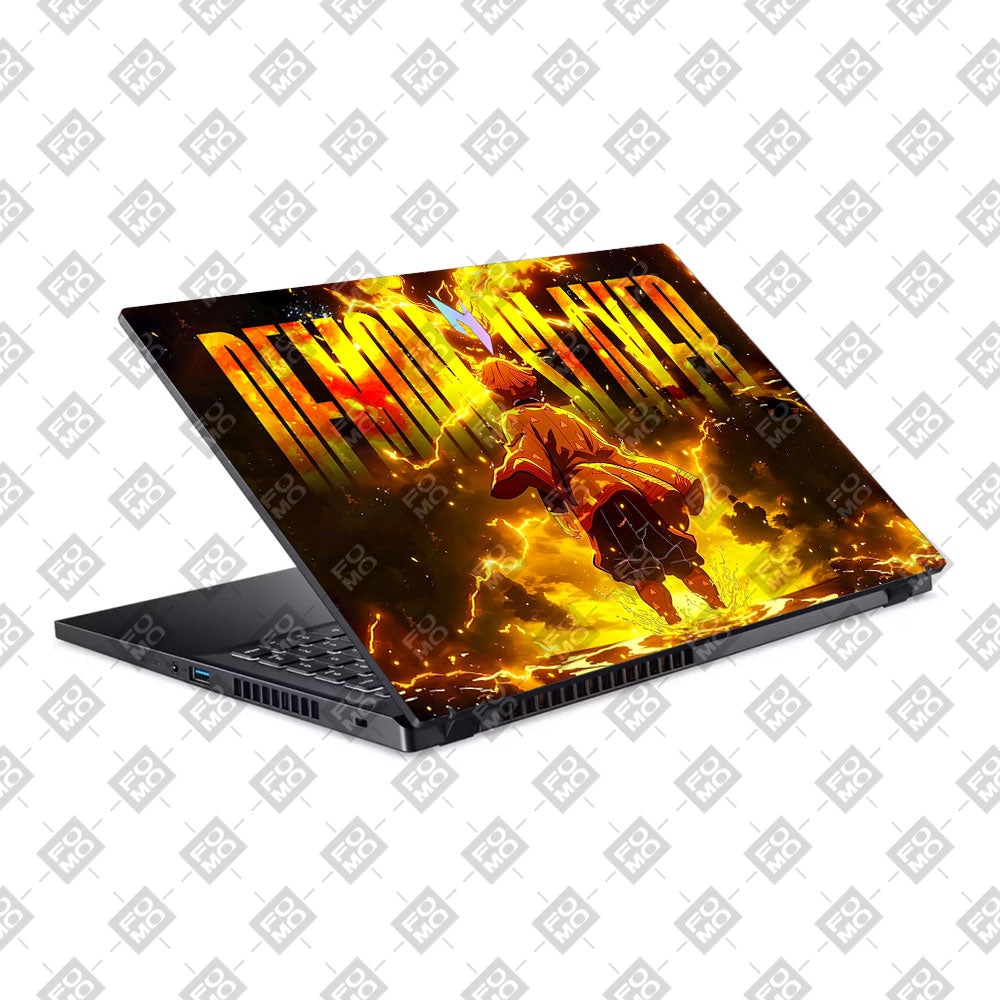 Zenitsu Lightning Strike Acer Nitro V ANV15 51 55CA Laptop Skin