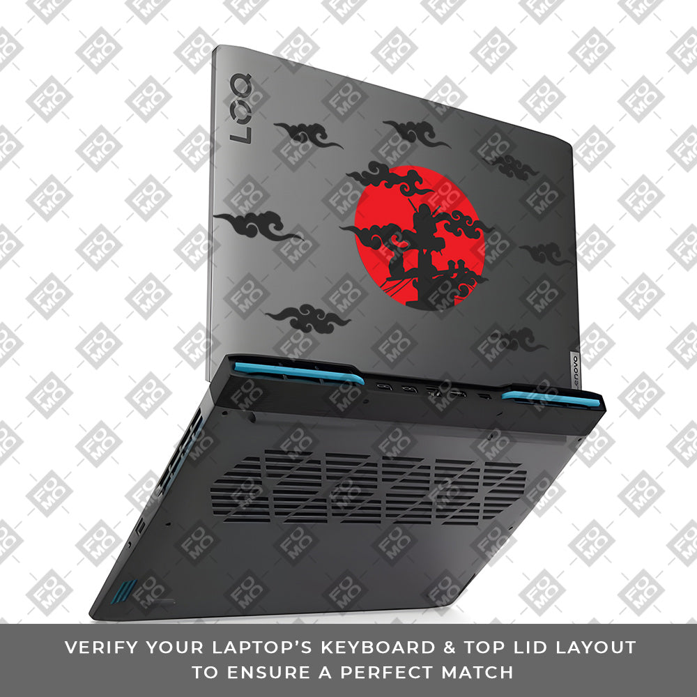 Transparent Moonlit Ninja Lenovo LOQ 2023 15IRH8, 15APH8 Laptop Skin