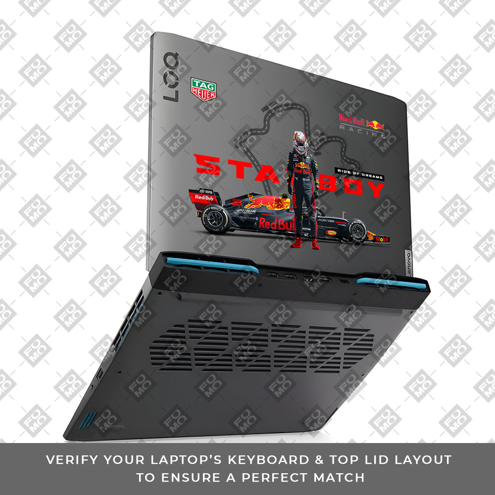 Transparent Starboy Racer Lenovo LOQ 2023 15IRH8, 15APH8 Laptop Skin