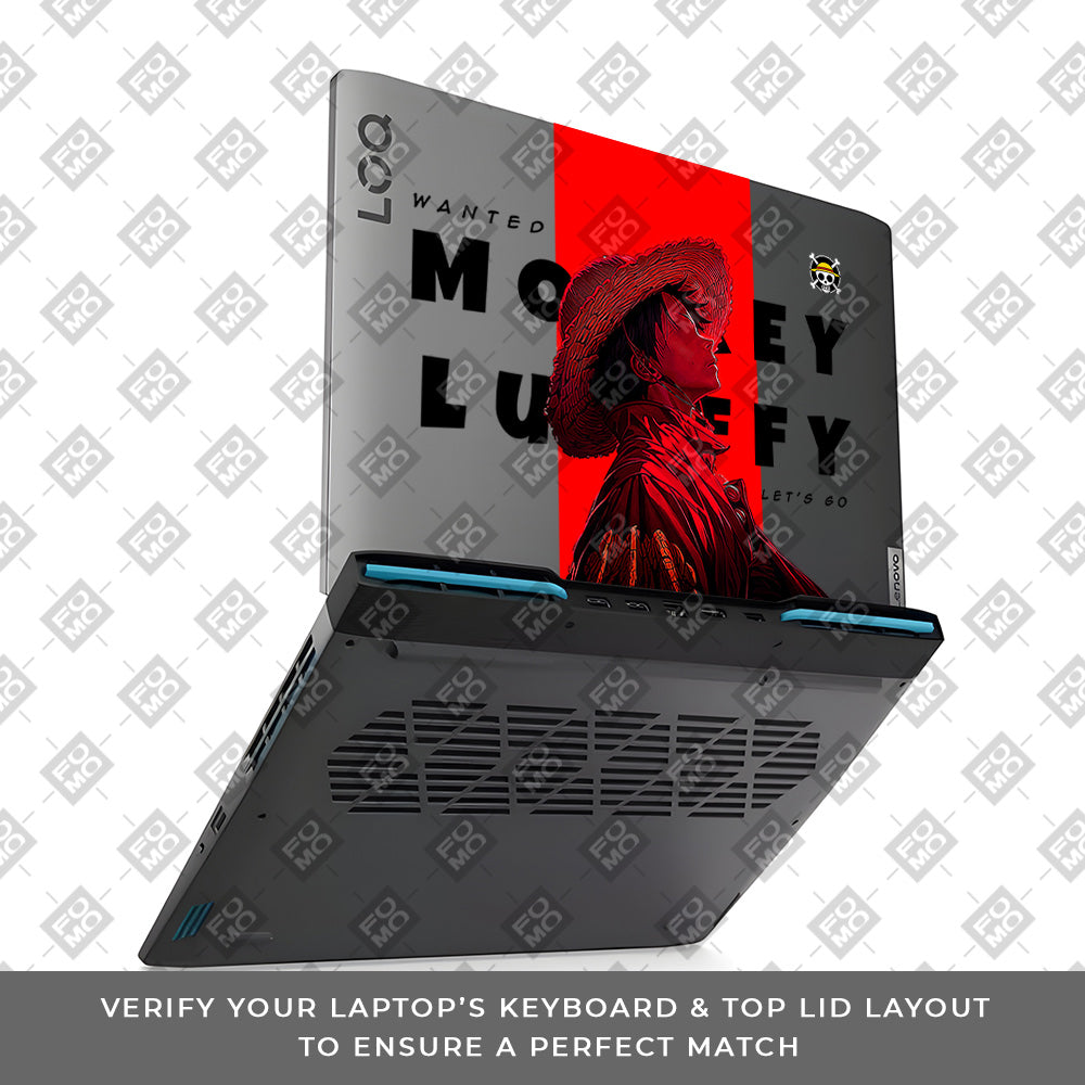 Transparent Pirate King Lenovo LOQ 2023 15IRH8, 15APH8 Laptop Skin