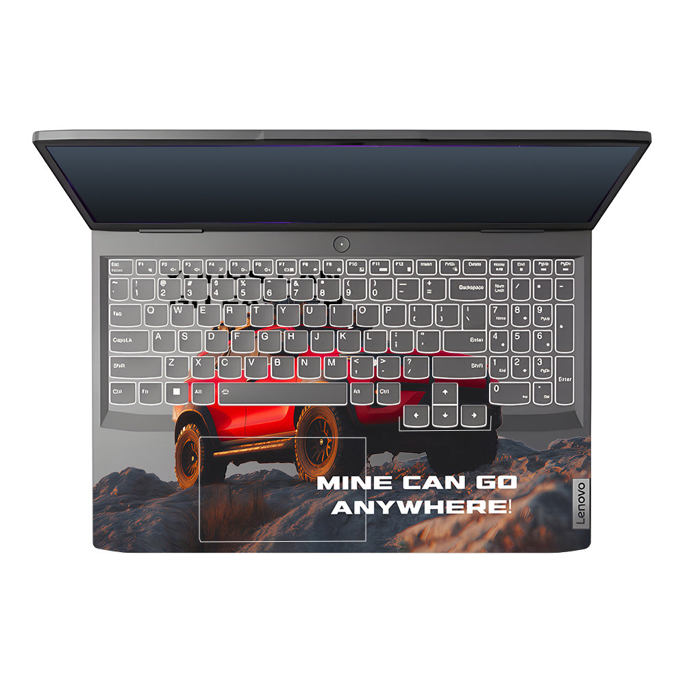 Transparent Off-Road Beast Lenovo LOQ 2023 15IRH8, 15APH8 Laptop Skin