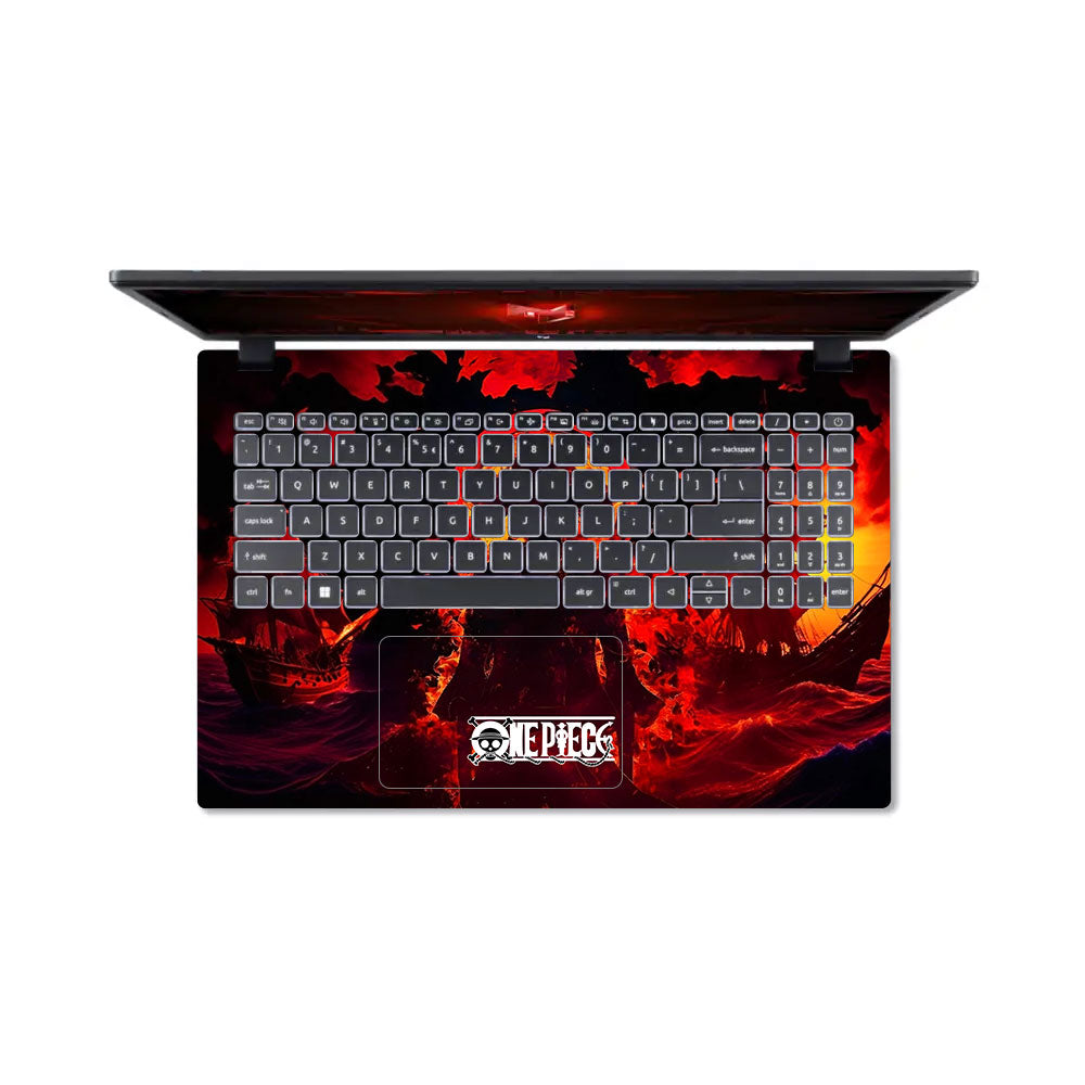 Luffy’s Burning Tide Acer Nitro V ANV15 51 55CA Laptop Skin