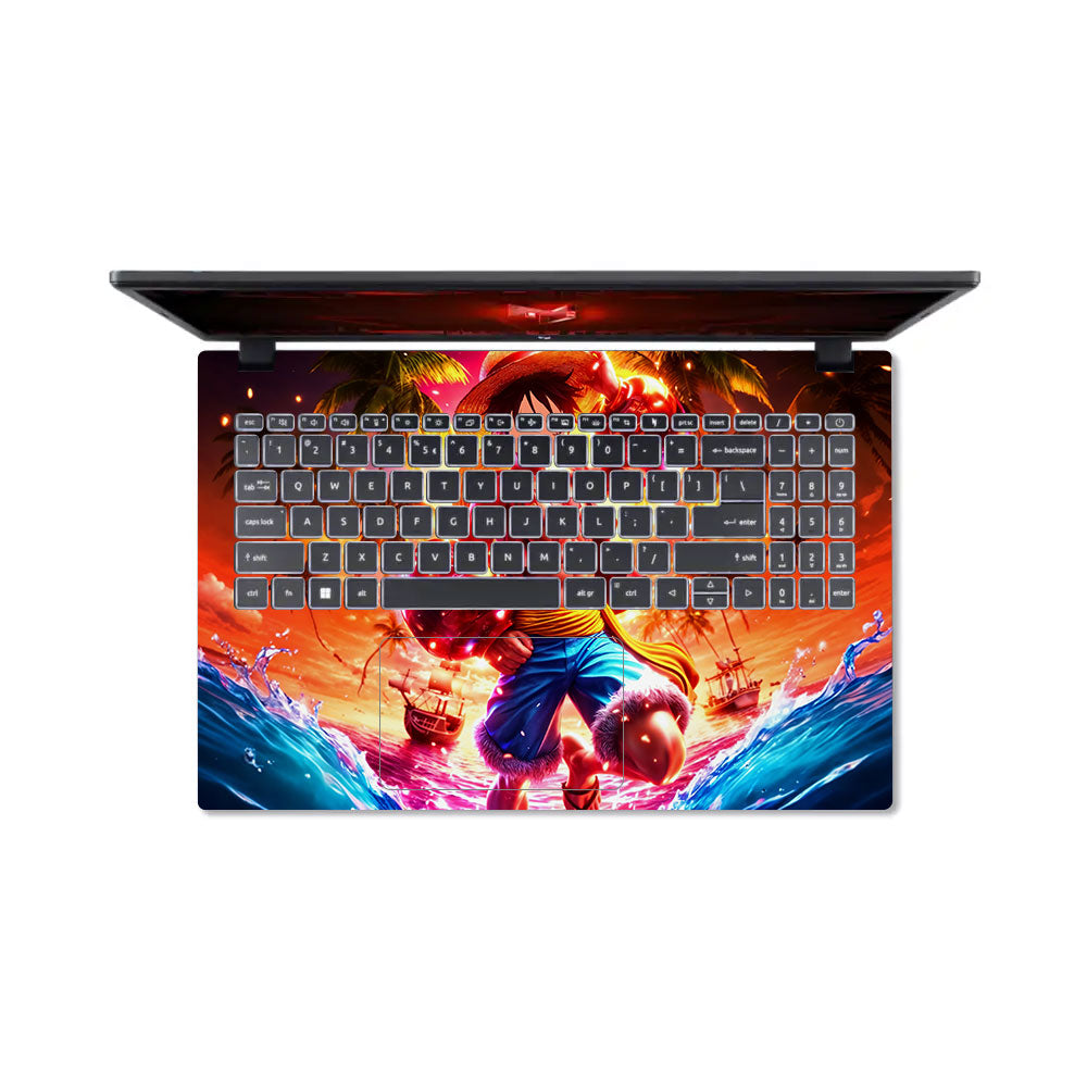 Luffy's Radiant Will Acer Nitro V ANV15 51 55CA Laptop Skin