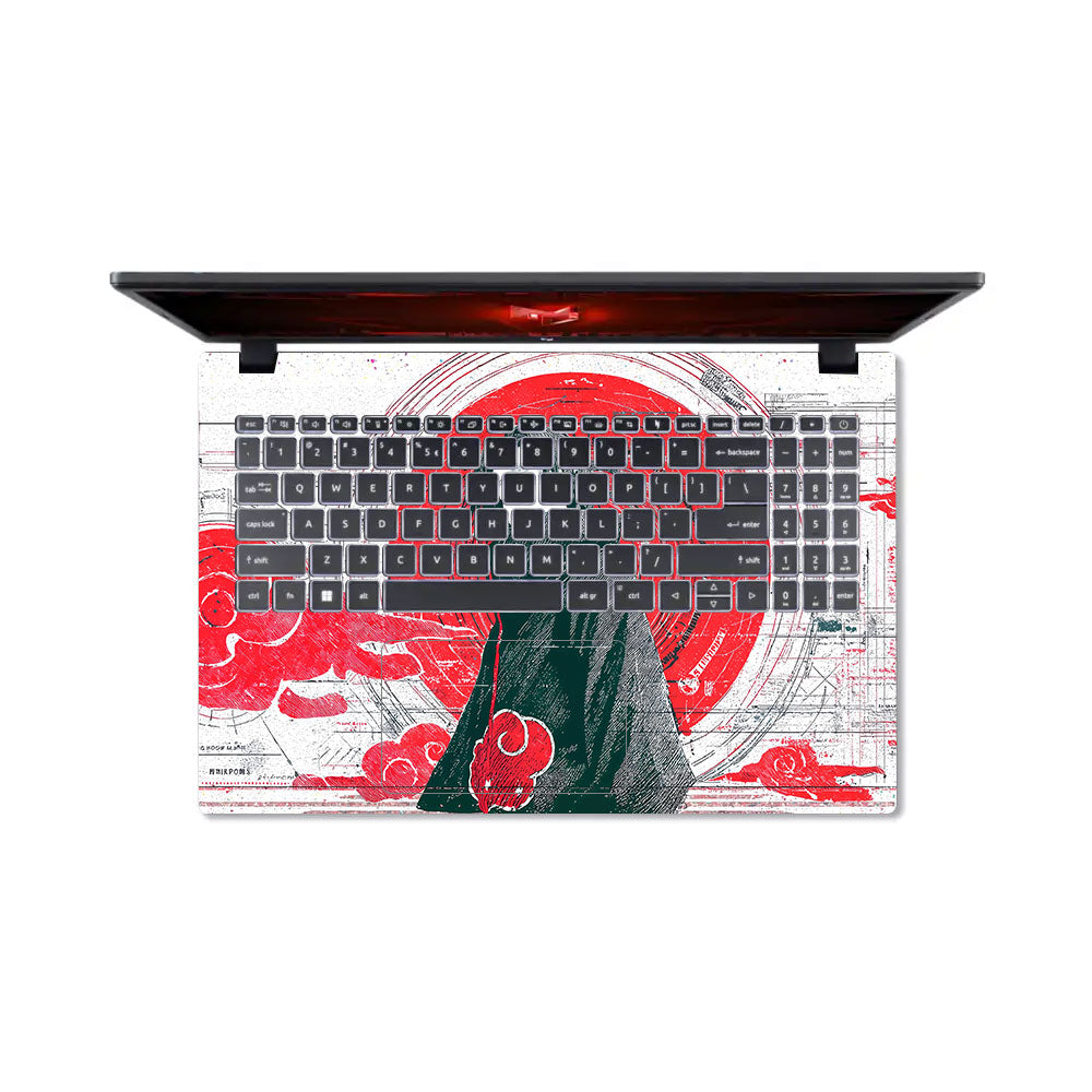 Itachi Uchiha Mark of the Akatsuki Acer Nitro V ANV15 51 55CA Laptop Skin