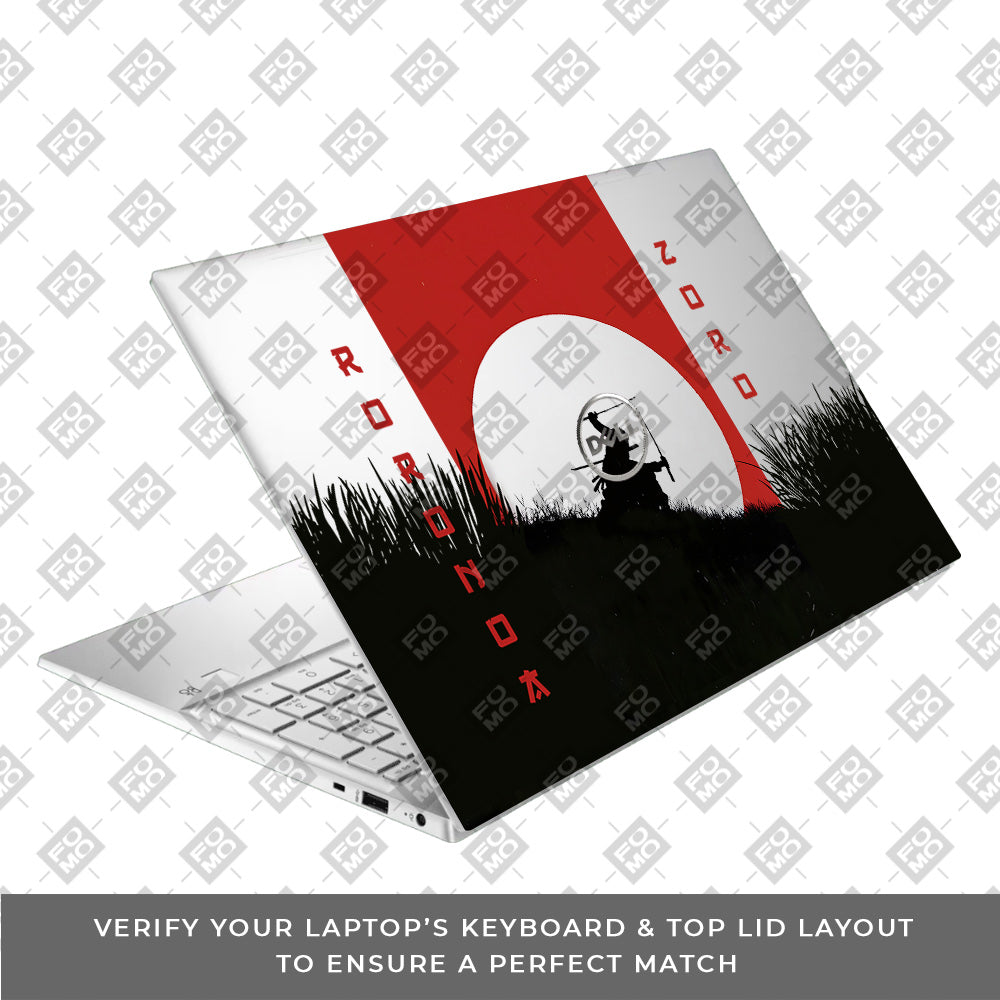 Transparent Swordsman’s Resolve Dell Inspiron 3501 Laptop Skin