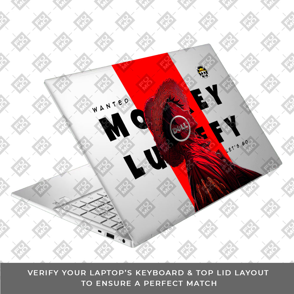 Transparent Pirate King Dell Inspiron 3501 Laptop Skin