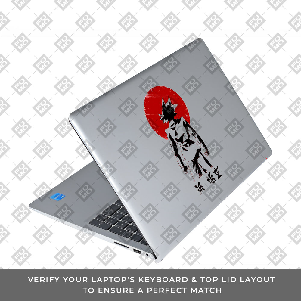 Transparent Sunset Samurai Dell Inspiron 3520 Laptop Skin