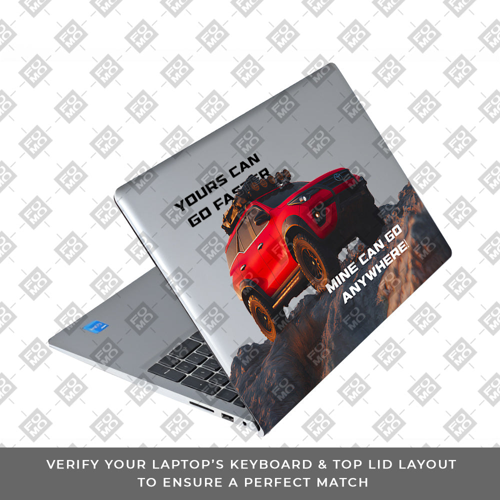 Transparent Off-Road Beast Dell Inspiron 3520 Laptop Skin